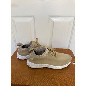 Destrong1 Beige Knit Sneakers Mens Lightweight Casual Athletic Shoes Size 9.5